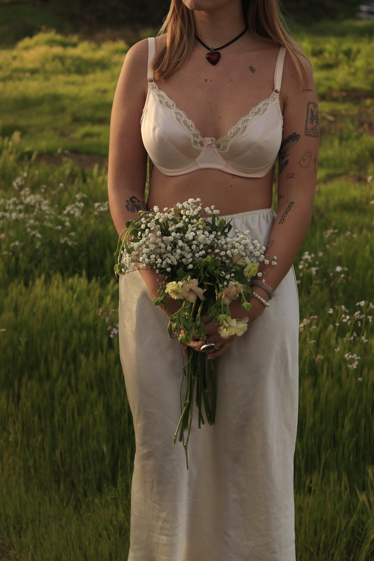 The Vintage Blush Bra